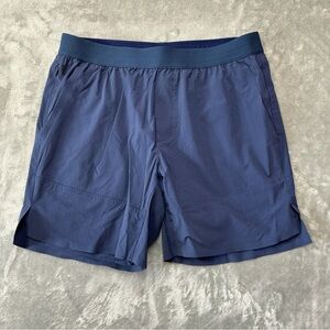 Ten Thousand Interval Short Men’s Medium blue lined TTSH013 performance stretch